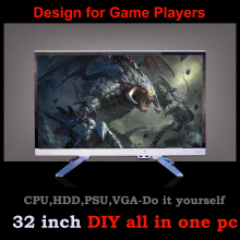 PIO pc type,all in one computer AIO pc gaming with very cheap price,32" gamer desktop