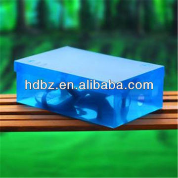 popular shoe box plastic packaging design