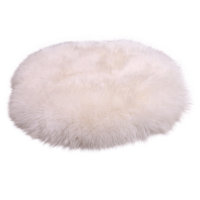 High Quality Luxury Fluffy Lamb Skin Chair Seat Cushion