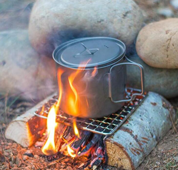 Outdoor Camping Bushcraft Welded Stainless Steel High Strength Grill Meshes