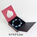 Embalaje de pulsera de caja de joyería magnética roja para regalo