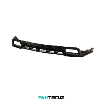 Paktechz Dry Carbon Fiber Rear Bumper Lip Diffuser for Porsche Cayenne Coupe Turbo