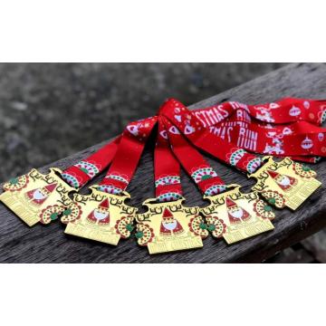 Custom Design 2020 Metal Noel Christmas Medal