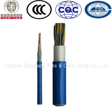 XLPE insulated fire resistant blue PVC sheath instrument cable