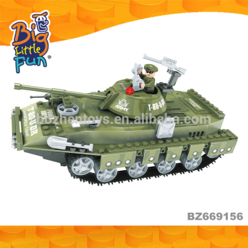 2016 innovative product plastic building blocks military tanks toys for kids children