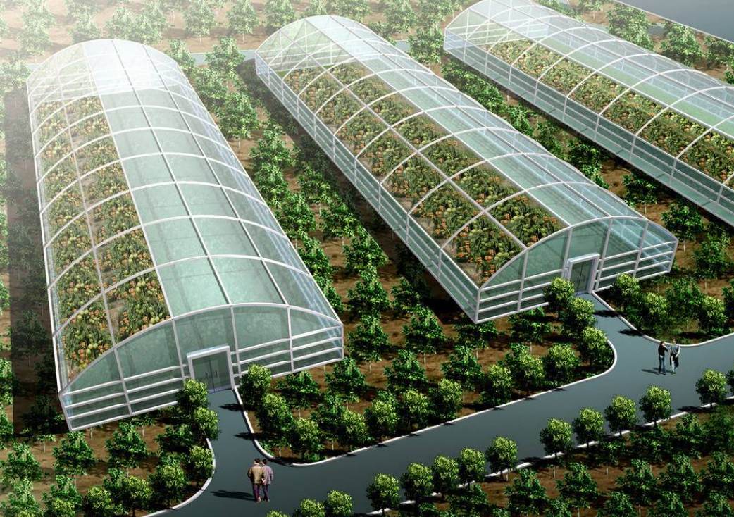 Industry Prefabricated Prefab Fabricated Modular Modern Greenhouse Pipe