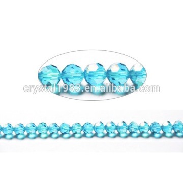 2015 New Style Crystal Blue Bead For Jewelry Beads Wholesale Crystal Glass Bead