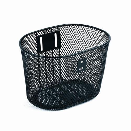 Stainless Steel Wire Black Bicycle Basket