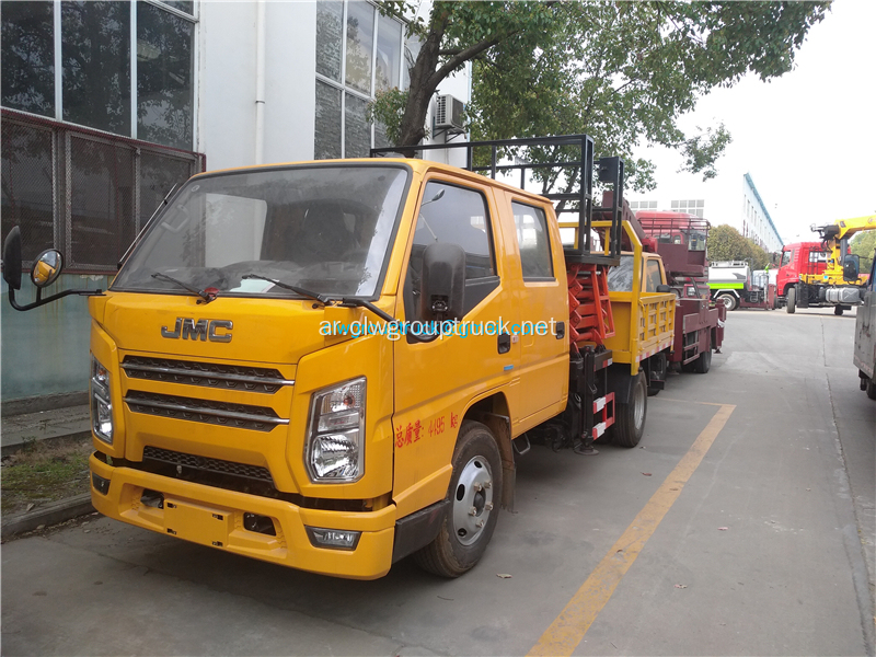 JMC double cab aerial سلم منصة شاحنة