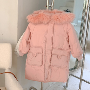 Children's Mid-Length Down Jacket