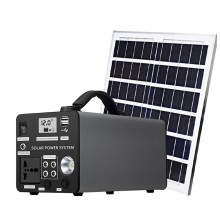 Portable Solar Power Station: 500W AC Outlet Battery Pack for Home Outdoor Use