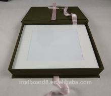vintage fabric foldable box cotton linen photo box