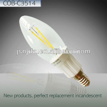 2014 new 360 degree 190lm led Filament candle bulb china