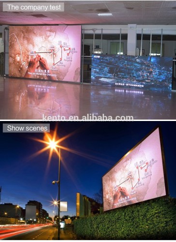 Alibaba indoor/outdoor/seminoutdoor P10 single yellow color led matrix display