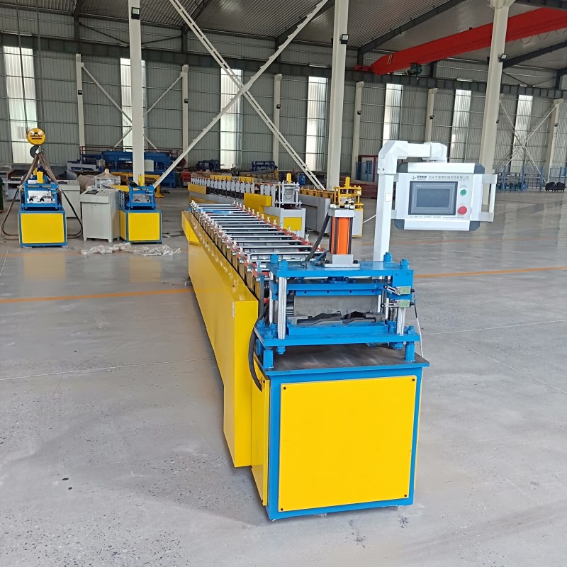 Prepainted galvalume steel exterior wall hanging  sheet roof wall cladding roll forming machine hebei