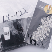 Corsage Sequined Rhinestone Bead Leaf Applique Transfer