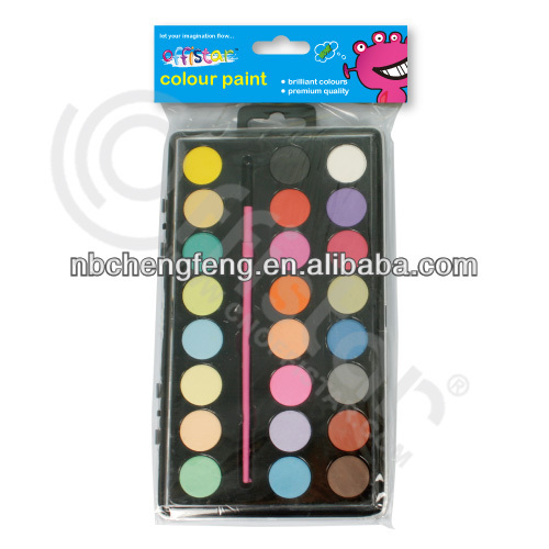 24pk water colour cake paint