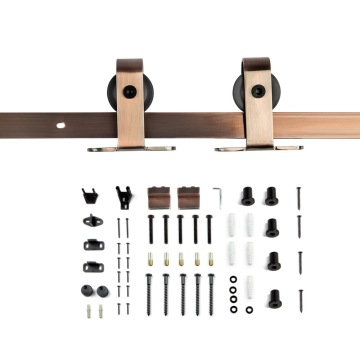 Antique Brass classic sliding barn door kits hardware