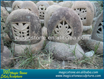 outdoor stone lantern