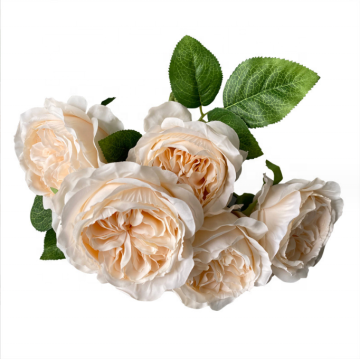 Hot Selling Austin David Artificial Rose Bushes - 6 Heads for Sale