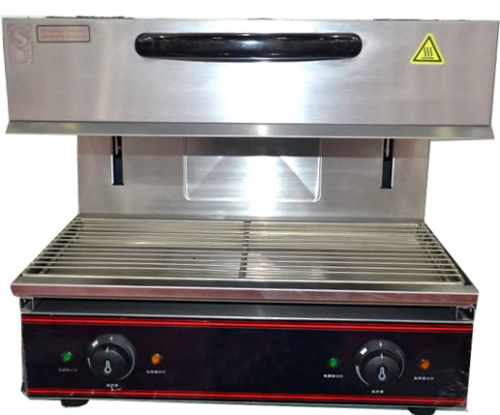 Cozinha equipamentos inox salamandra elétrica Grill