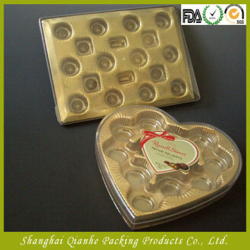 Plastic blister tray Golden blister tray