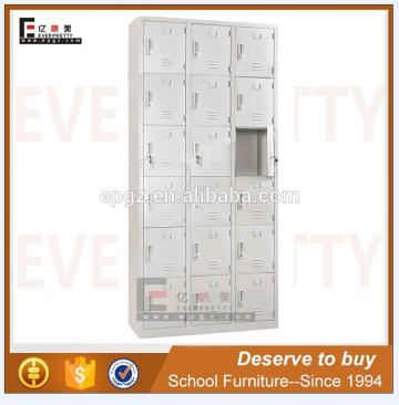 New 18 Doors Metal Locker Cabinet, Locked Metal Cabinet, Office Steel Cabinet