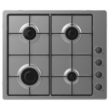 Candy Gas Cooker Inox Plate 4 Pembakar