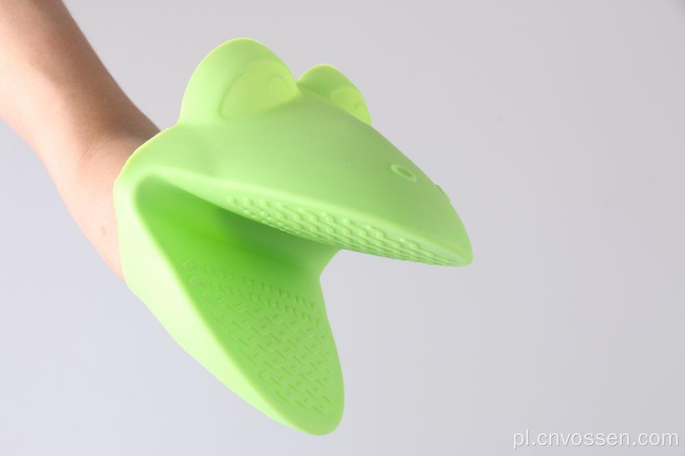 Rękawice silikonowe do pieczenia w kształcie żaby