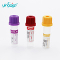 disposable 0.25ml 0.5ml vacuum micro blood collection tube