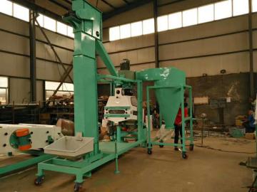 Combined cleaning screen machine