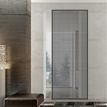 Seamless Frameless Aluminum Ghost Door with Invisible Sliding System for Modern Interiors