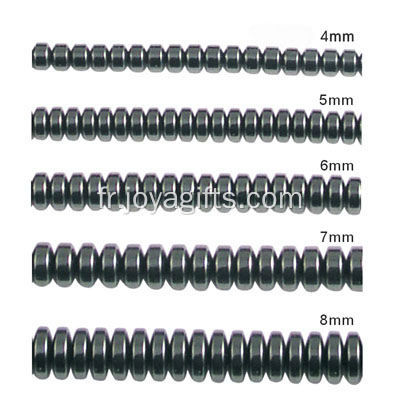 Gros 3mm noir hématite perles rondes 16 &quot;* 10Strands / lot pierres précieuses semi-précieuses en vrac