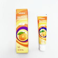 Custom Anti-cavity Orange flavor Kid xylitol Toothpaste