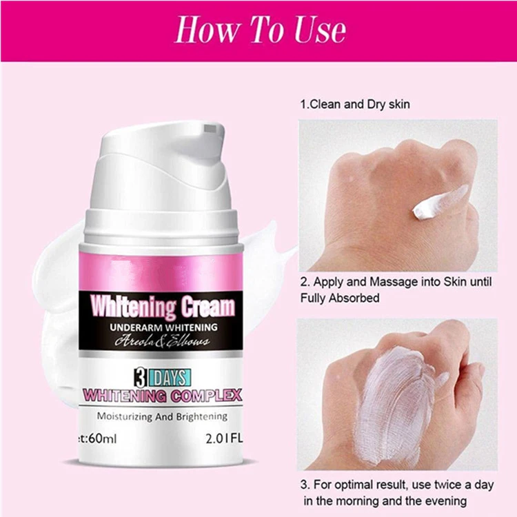 OEM Natural Underarm Whitening Cream Lightening & Brightening Body Cream