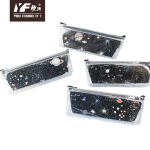 Custom vast starry sky zipper pencil case