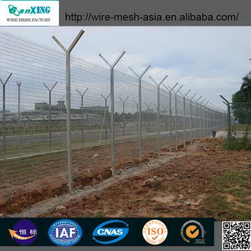 Hot-Dip Galvanized Wire Mesh Security Fence