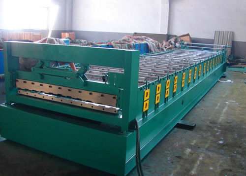 Colored Steel Sheet C8 Wall Panel Cold Roll Forming Machine 380v / 50hz