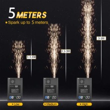 Professional Fireworks Machine with 750W Cold Fire Flame Spark Bar for Atmospheric Openings