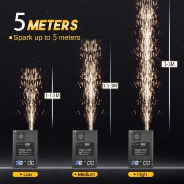 Professional Fireworks Machine with 750W Cold Fire Flame Spark Bar for Atmospheric Openings