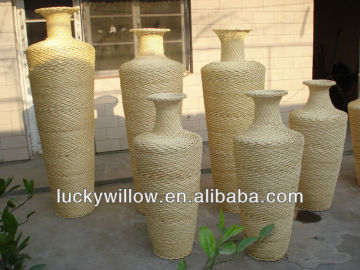 tall wicker flower vase flower baske