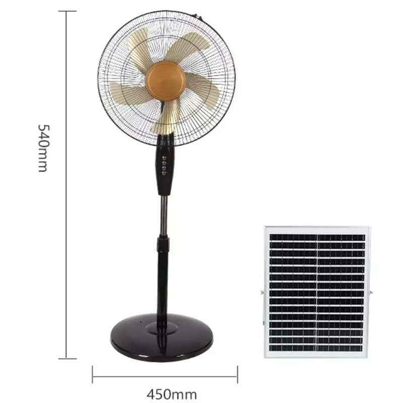 16inch solar floor fans 7