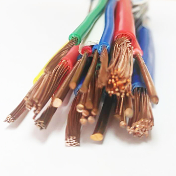 PVC insulated cable wires 6mm2 pure copper conductor electrical wires for equipment