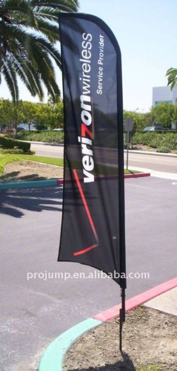 2011 Outdoor advertising Feather banner