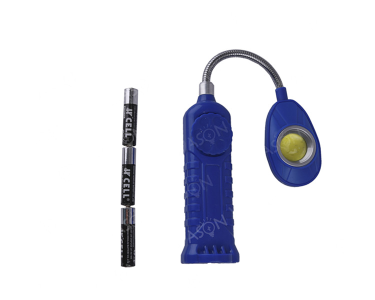 New Popular Free Rotation Gooseneck Dimmable Magnetic Cob Wide Beam Flexible Led Working Light AAA Battery Operated Torch Light