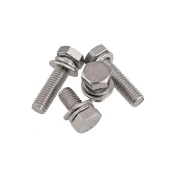 Metal Hexagon Head Fastener Nuts Screw Bolts