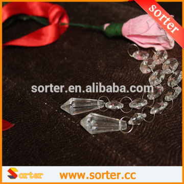 K9 crystal for decoration beaded garland for decoration material