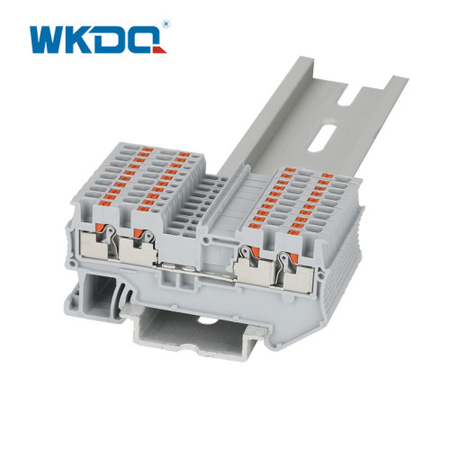 4 blocs de terminaux DIN conducteur