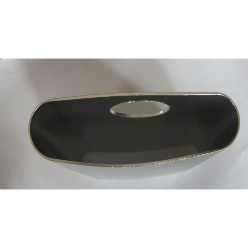 Round black mobile power supply shell
