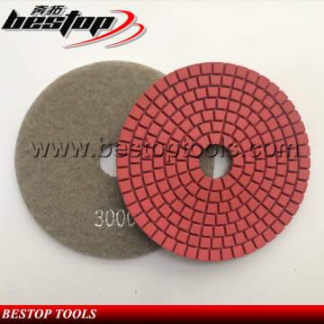 High Quality Velcro Back Diamond Wet Polishing Pads